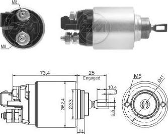 ERA ZM382 - Тяговое реле, стартер avtokuzovplus.com.ua