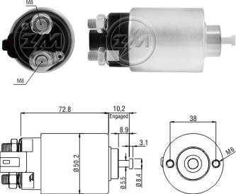 ERA ZM392 - Тяговое реле, стартер avtokuzovplus.com.ua