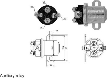 ERA ZM4407 - Тяговое реле, стартер autodnr.net