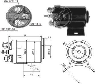 ERA ZM501 - Тягове реле, стартер autocars.com.ua