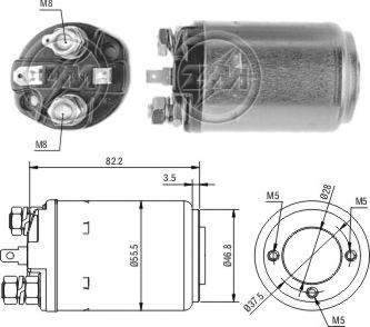 ERA ZM514 - Тягове реле, стартер autocars.com.ua