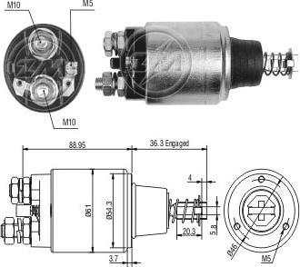 ERA ZM548 - Тяговое реле, стартер avtokuzovplus.com.ua