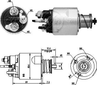 ERA ZM5494 - Тяговое реле, стартер autodnr.net