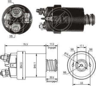 ERA ZM560 - Тяговое реле, стартер avtokuzovplus.com.ua