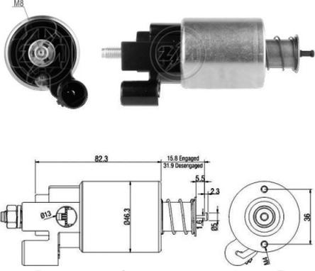 ERA ZM5665 - Тяговое реле, стартер avtokuzovplus.com.ua