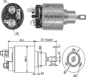 ERA ZM575 - Тяговое реле, стартер avtokuzovplus.com.ua