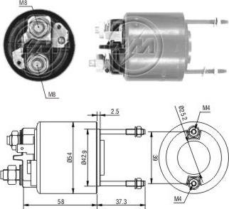 ERA ZM592 - Тяговое реле, стартер avtokuzovplus.com.ua