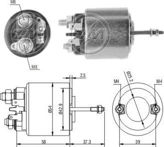 ERA ZM593 - Тяговое реле, стартер avtokuzovplus.com.ua