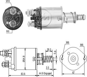 ERA ZM615 - Тяговое реле, стартер avtokuzovplus.com.ua