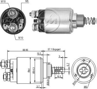 ERA ZM632 - Тяговое реле, стартер avtokuzovplus.com.ua