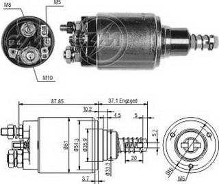 ERA ZM653 - Тяговое реле, стартер avtokuzovplus.com.ua