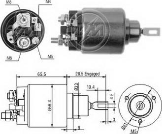 ERA ZM671 - Тяговое реле, стартер avtokuzovplus.com.ua