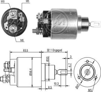 ERA ZM677 - Тяговое реле, стартер avtokuzovplus.com.ua