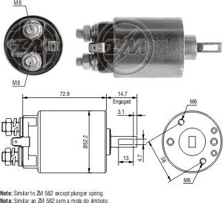 ERA ZM681 - Тяговое реле, стартер autodnr.net