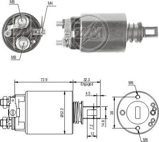 ERA ZM686 - Тяговое реле, стартер avtokuzovplus.com.ua