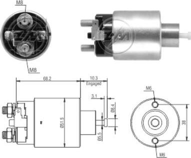 ERA ZM6995 - Тяговое реле, стартер avtokuzovplus.com.ua