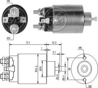 ERA ZM699 - Тяговое реле, стартер autodnr.net