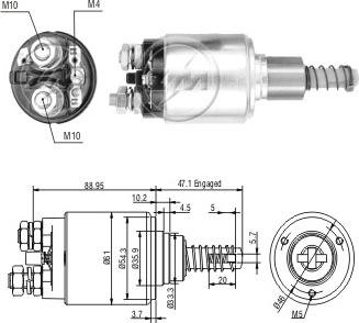 ERA ZM732 - Тяговое реле, стартер avtokuzovplus.com.ua