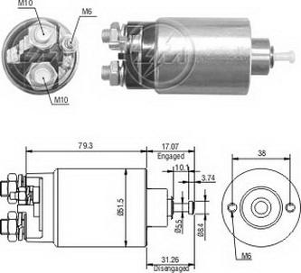 ERA ZM766 - Тяговое реле, стартер avtokuzovplus.com.ua