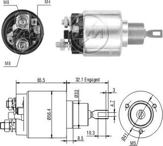 ERA ZM778C - Тяговое реле, стартер avtokuzovplus.com.ua