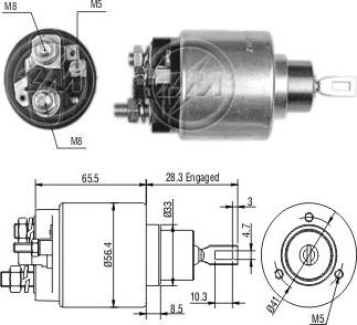 ERA ZM779 - Тягове реле, стартер autocars.com.ua