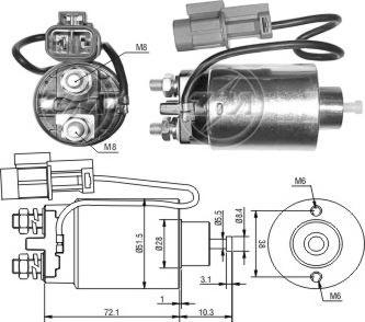 ERA ZM794 - Тягове реле, стартер autocars.com.ua