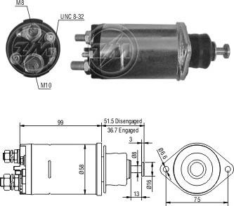 ERA ZM806 - Тяговое реле, стартер autodnr.net