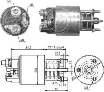 ERA ZM8395 - Тяговое реле, стартер avtokuzovplus.com.ua