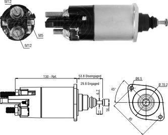 ERA ZM840 - Тяговое реле, стартер autodnr.net