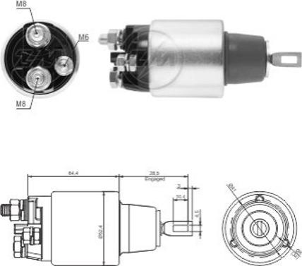 ERA ZM9381 - Тяговое реле, стартер avtokuzovplus.com.ua