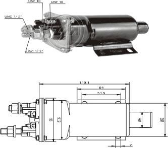 ERA ZM951 - Тяговое реле, стартер autodnr.net