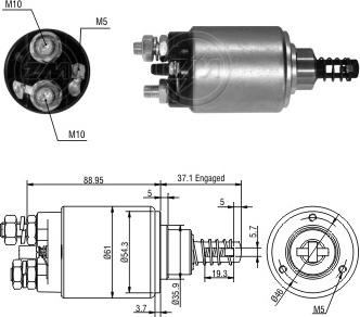 ERA ZM9636 - Тяговое реле, стартер avtokuzovplus.com.ua