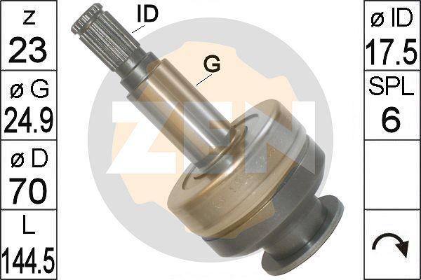 ERA ZN1809 - Ведущая шестерня, стартер autodnr.net