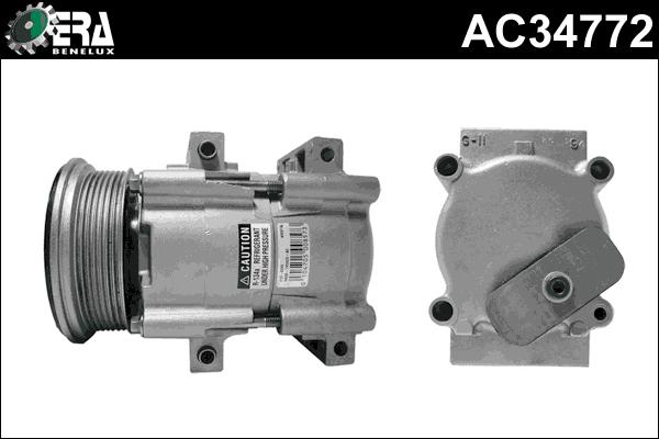 ERA Benelux AC34772 - Компресор, кондиціонер autocars.com.ua