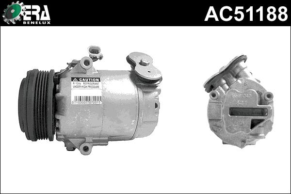 ERA Benelux AC51188 - Компресор, кондиціонер autocars.com.ua