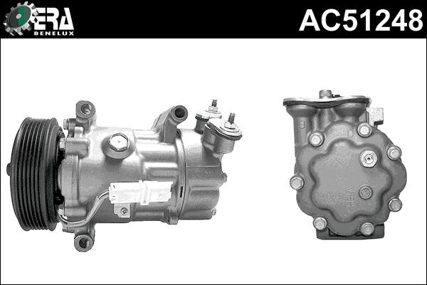 ERA Benelux AC51248 - Компресор, кондиціонер autocars.com.ua