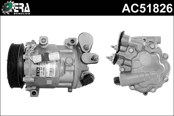 ERA Benelux AC51826 - Компресор, кондиціонер autocars.com.ua