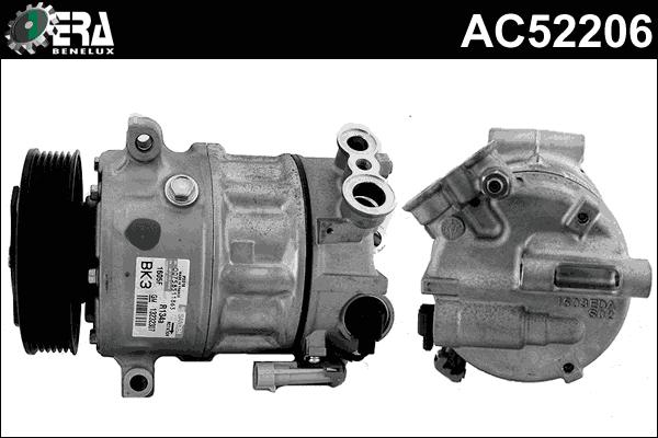 ERA Benelux AC52206 - Компресор, кондиціонер autocars.com.ua