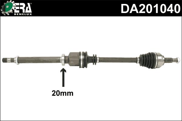 ERA Benelux DA201040 - Приводний вал autocars.com.ua