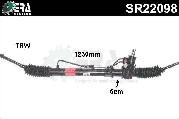 ERA Benelux SR22098 - Рулевой механизм, рейка autodnr.net