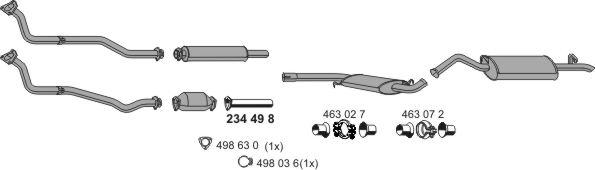 ERNST 010110 - Система випуску ОГ autocars.com.ua