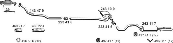 ERNST 010202 - Система випуску ОГ autocars.com.ua