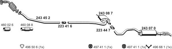 ERNST 010207 - Система випуску ОГ autocars.com.ua