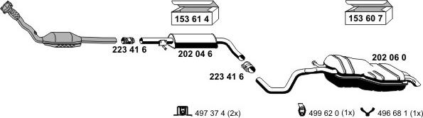 ERNST 010249 - Система випуску ОГ autocars.com.ua