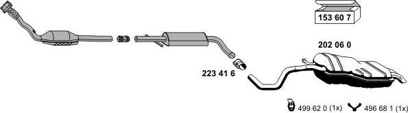 ERNST 010275 - Система випуску ОГ autocars.com.ua