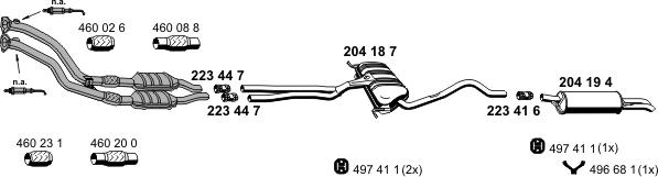 ERNST 010543 - Система випуску ОГ autocars.com.ua