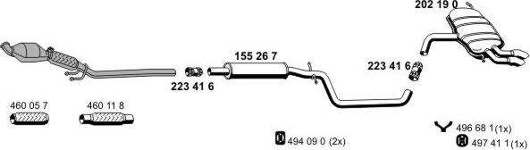 ERNST 010309 - Система випуску ОГ autocars.com.ua