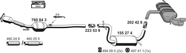 ERNST 010315 - Система випуску ОГ autocars.com.ua