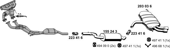 ERNST 010407 - Система випуску ОГ autocars.com.ua