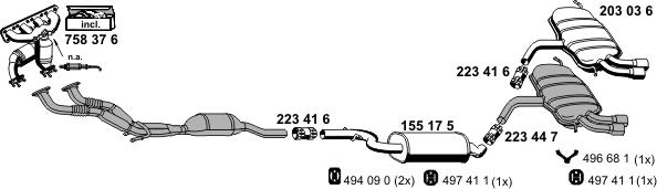 ERNST 010408 - Система випуску ОГ autocars.com.ua